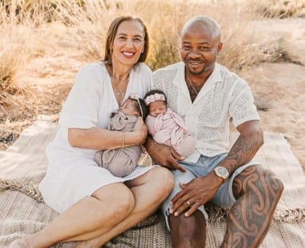 39- Year Old Nigerian Husband And His 56-,Year-,Old Australian Wife Blessed With Twins