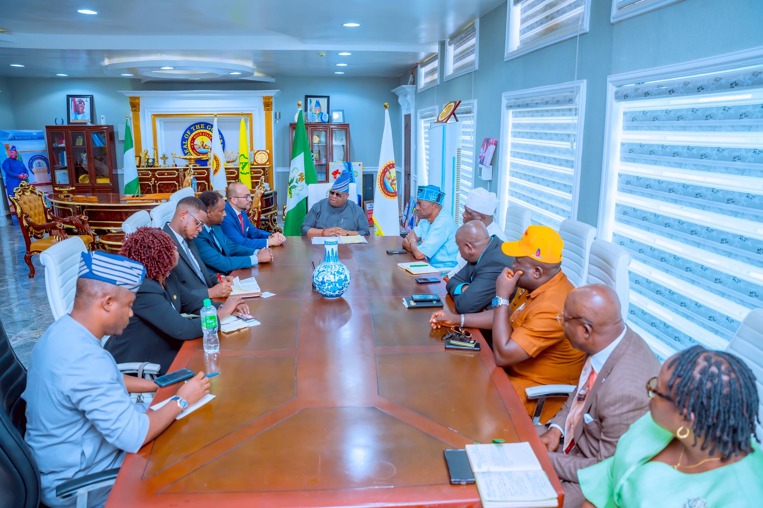 Governor Adeleke Hosts Canadian Delegation In Osun State-Mallam Olawale Rasheed